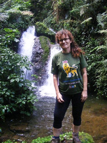 hiking Bwindi, waterfalls