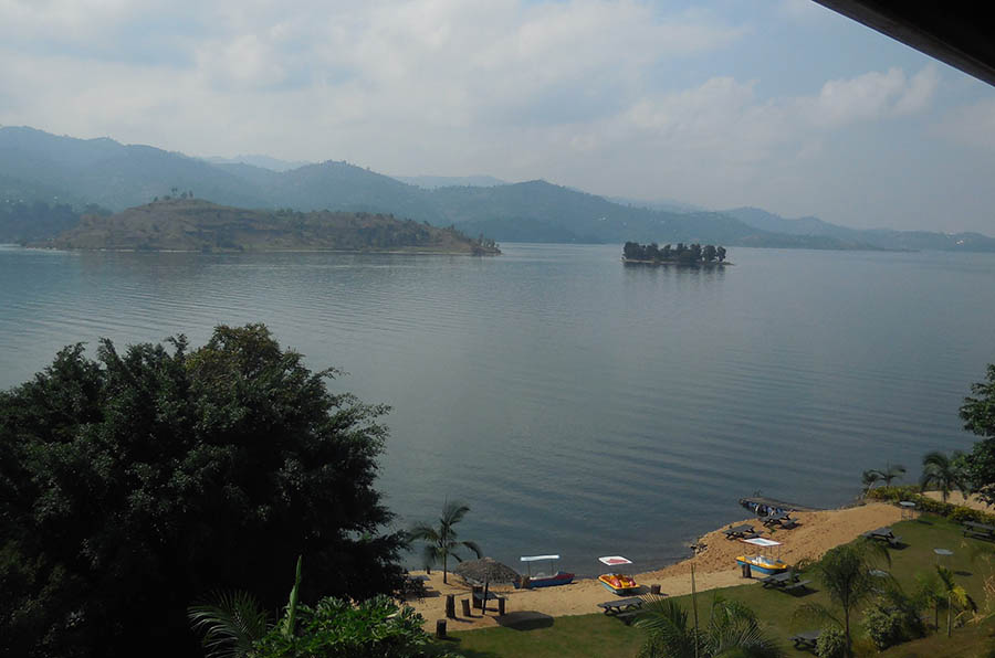 Top things to do in Gisenyi, Lake Kivu. View from Inzozi Beach Hotel