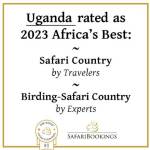 Uganda on SafariBookings.com 2023 graphic created by Theo Vos