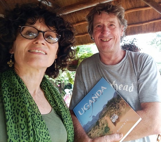 Uganda Safari book author Andrew Roberts. December 2021. Charlotte Beauvoisin Kampala