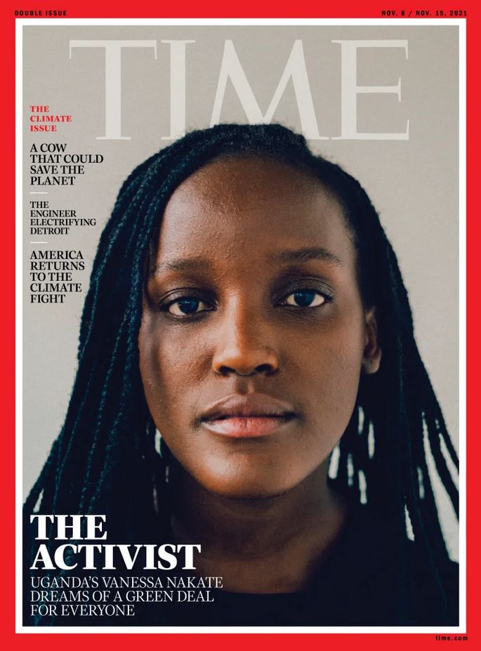 Vanessa Nakate, Ugandan climate change environmentalist, Time Magazine 2021