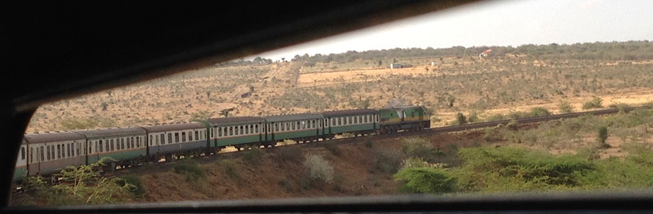 Lunatic Express train Nairobi to Mombasa