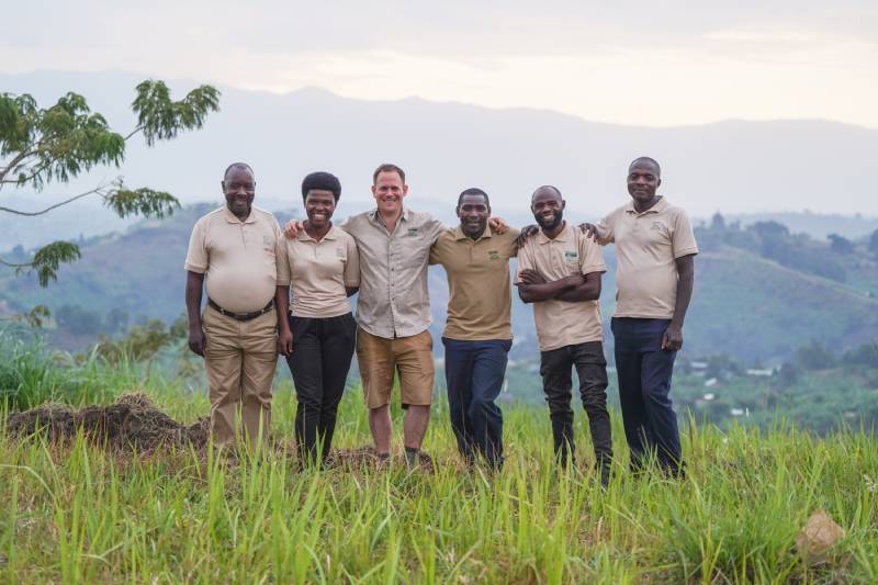 Volcanoes Safaris. Kibale Lodge Uganda. Construction team TADEVS