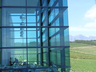 Exterior of Waterkloof Winery, Western Cape, South Africa